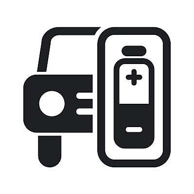 EPS 해외이미지 컨셉 일러스트 자동차 모바일 빛 힘 에너지 심볼 싱글 축적 고립 베터리 해외202004 해외일러스트 육상교통 파일형식 벡터 이미지허브