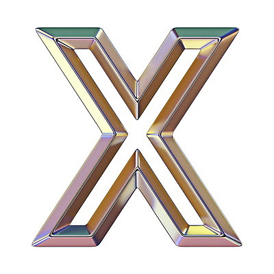 JPG 해외이미지 알파벳 일러스트 텍스트 타이포그라피 사람없음 옆모습 그래픽 컬러풀 금속 고급 X 광택 복잡 세련 해외202004 해외일러스트 문자 영어 뷰포인트 컬러 컨셉 재질 파일형식 이미지허브