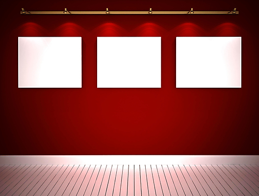 포토 JPG 해외이미지 배너 벽 실내 3 미술 사람없음 가로 빨간색 빛 인테리어 3D 방 램프 발표 황금 클래식 미술관 수집 그림 박물관 캔버스 빛망울 해외202004 해외포토 디자인 컬러 컨셉 문화예술 조명 내부 디지털합성 파일형식 이미지허브