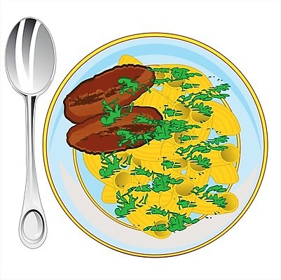 EPS 해외이미지 그릇 접시 일러스트 파슬리 육류 식당 식사 저녁식사 양념 맛 국수 흰배경 딜 수유 해외202004 해외일러스트 식기 음식 백그라운드 컨셉 채소 식재료 상점 흰색 면류 파일형식 벡터 이미지허브