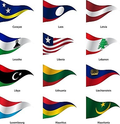 EPS 해외이미지 스티커 일러스트 사람없음 세트 세계 깃발 삼각형 국기 라오스 라트비아 룩셈부르크 리투아니아 모리셔스 해외202004 해외일러스트 도형 유럽 아시아 북유럽 서유럽 파일형식 벡터 이미지허브