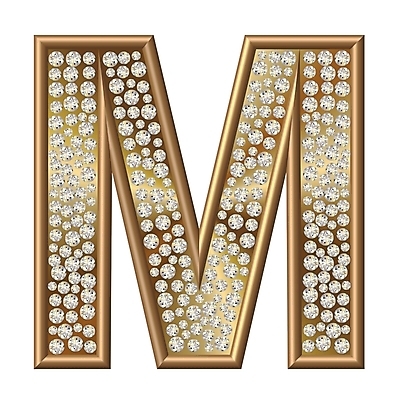 포토 JPG 해외이미지 캐릭터 알파벳 사람없음 빛 반사 금속 황금 크리스탈 보석 편지 심볼 싱글 다이아몬드 해외202004 해외포토 영어 재질 광석 파일형식 이미지허브