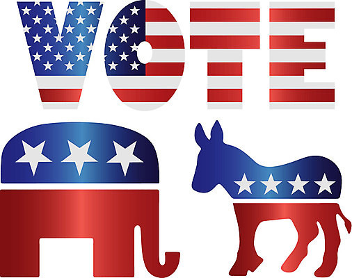 EPS 해외이미지 실루엣 별 일러스트 회의 코끼리 사람 빨간색 파란색 파티 줄무늬 흰색 만화 투표 선거 민주주의 심볼 그림 당나귀 애국심 공화국 대통령 정부 정치 해외202004 해외일러스트 자연요소 나라 컬러 무늬 비즈니스 포유류 촬영기법 이벤트 말_동물 파일형식 벡터 이미지허브