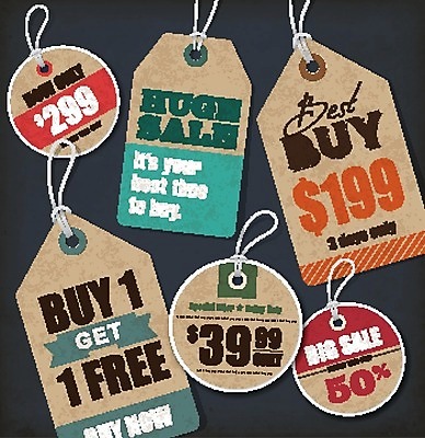 EPS 해외이미지 스티커 일러스트 사람없음 세트 갈색 꼬리표 라벨 빈티지 해외202004 해외일러스트 컬러 컨셉 프레임 파일형식 벡터 이미지허브