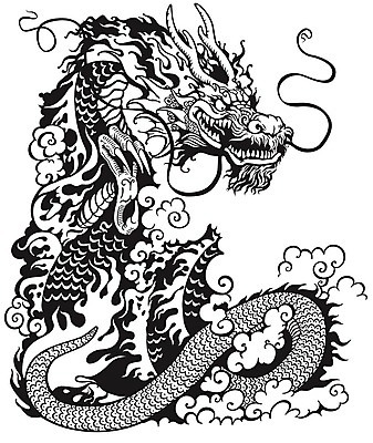 EPS 해외이미지 동물 일러스트 상상 동화 생물 흑백 중국 힘 에너지 분노 용 재산 위험 문신 심볼 고민 신화 공상 마법 마스코트 민화 전설 해외202004 해외일러스트 감정 아시아 컨셉 촬영기법 금융 그림 파일형식 벡터 이미지허브