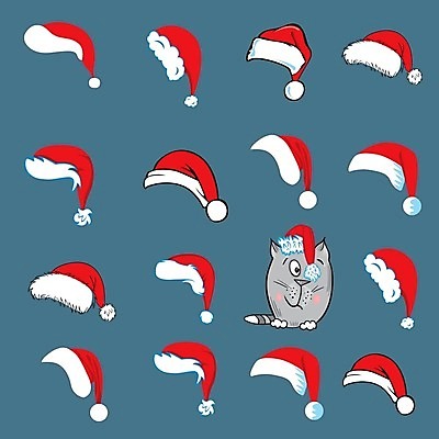 EPS 해외이미지 동물 디자인 계절 크리스마스 겨울 일러스트 휴가 새로움 미술 장식 반려동물 산타클로스 고양이 흰색 인사 신용카드 유머 낙서 12월 만화 스케치 연도 그림 클라우스 해외202004 해외일러스트 기념일 감정 컬러 컨셉 포유류 문화예술 금융 예절 날짜 파일형식 벡터 이미지허브