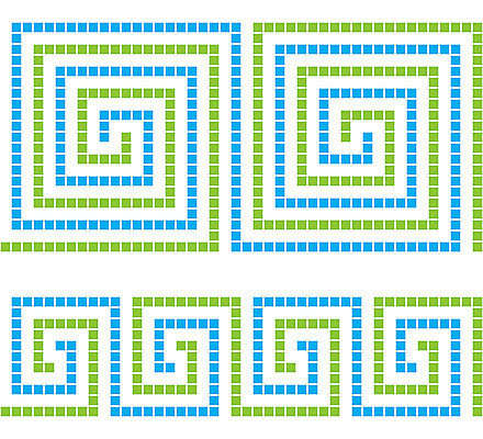 EPS 해외이미지 디자인 백그라운드 패턴 일러스트 벽지 추상 미술 그래픽 장식 초록색 파란색 디지털 웹 흰색 질감 정사각형 모자이크 고립 픽셀 해외202004 해외일러스트 도형 컬러 무늬 인터넷 문화예술 파일형식 벡터 이미지허브