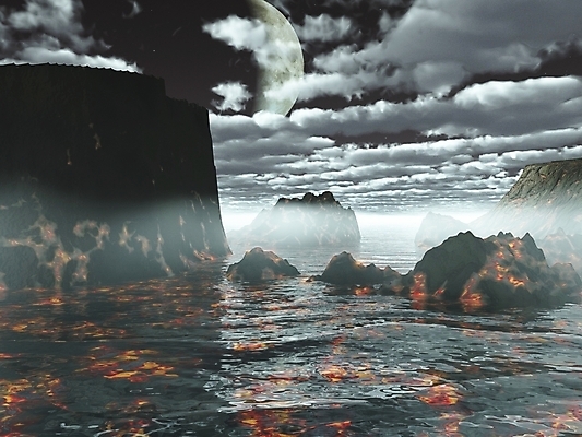 포토 JPG 해외이미지 구름 바다 일러스트 풍경 사람없음 물 3D 안개 달 쌍 야간 땅 그림 화산 용암 공상 세대 해외202004 해외포토 자연요소 날씨 산 디지털합성 파일형식 이미지허브