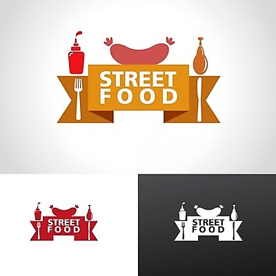 EPS 해외이미지 디자인 음식 일러스트 거리 식사 뜨거움 소시지 시장 플랫 바비큐 심볼 속도 메뉴 점심식사 해외202004 해외일러스트 가공식품 파일형식 벡터 이미지허브