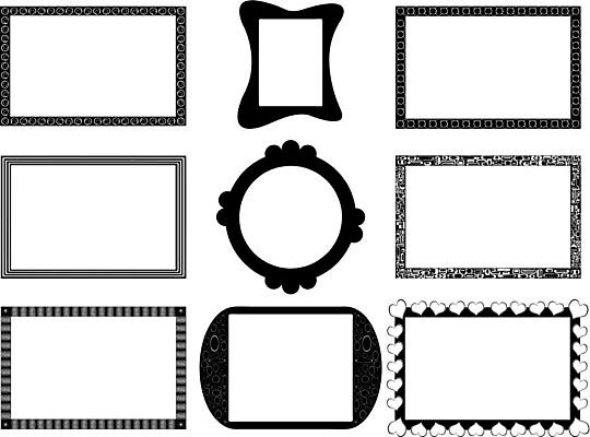 EPS 해외이미지 디자인 벽 백그라운드 패턴 일러스트 추상 프레임 미술 세트 우주 검은색 사진촬영 여러개 공백 흰색 그룹 변화 클래식 수집 오브젝트 그림 질감 정사각형 모음 직사각형 고립 그런지 해외202004 해외일러스트 도형 컬러 다수 컨셉 무늬 문화예술 촬영 파일형식 벡터 이미지허브