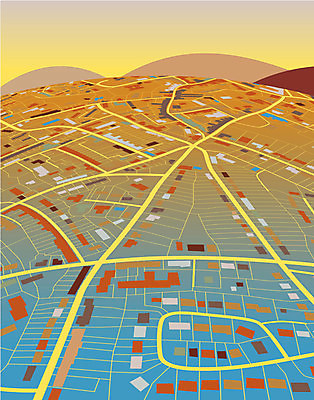 EPS 해외이미지 도로 여행 백그라운드 지도 일러스트 거리 주택 풍경 그래픽 컬러풀 일출 일몰 공백 도시 방향 언덕 커뮤니티 타운 네비게이션 교외 루트 지리 카피스페이스 디테일 해외202004 해외일러스트 길 컬러 교통시설 건물 노을 파일형식 벡터 이미지허브