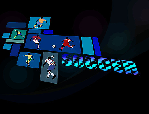 EPS 해외이미지 디자인 실루엣 스포츠 포즈 백그라운드 일러스트 공 놀이 추상 사람 이벤트 파란색 빛 달리기 숫자 점프 검은색 축구 경쟁 게임 우승 사인 통과 골 양발 플레이어 필승 해외202004 해외일러스트 문자 컬러 컨셉 무늬 모션 촬영기법 구기 최고 파일형식 벡터 이미지허브