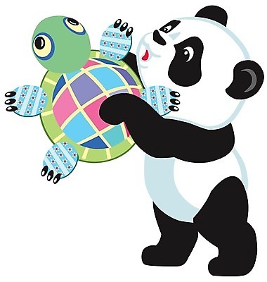 EPS 해외이미지 동물 행복 어린이 일러스트 곰 장난감 아기 잡기 거북이 판다 만화 부드러움 고립 동물상 해외202004 해외일러스트 감정 포유류 파충류 모션 사람 조형물 감각 파일형식 벡터 이미지허브