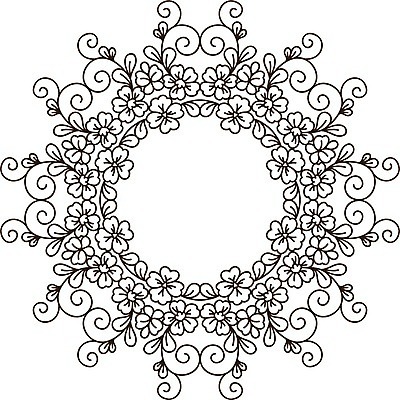 EPS 해외이미지 꽃 라인일러스트 일러스트 사람없음 라벨 빈티지 원형 클래식 고급 라인아트 해외202004 해외일러스트 도형 식물 선 컨셉 프레임 파일형식 벡터 이미지허브