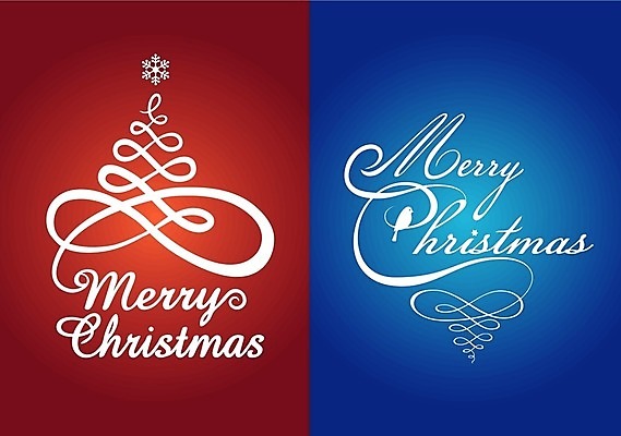 EPS 해외이미지 디자인 백그라운드 크리스마스 일러스트 조류 사람없음 장식 빨간색 파란색 축하 레터링 해외202004 해외일러스트 동물 기념일 컬러 컨셉 파일형식 벡터 이미지허브