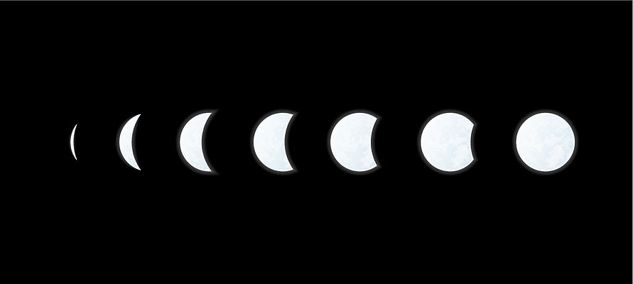 EPS 해외이미지 과학 백그라운드 컨셉 일러스트 자연 하늘 표면 새로움 그림자 세계 태양 우주 검은색 행성 인공위성 달 흰색 변화 야간 초승달 달빛 가득함 묘사 코스모스 순환 점성술 분화구 천문학 궤도 단계 월 여의주 해외202004 해외일러스트 자연요소 교육 꽃 컬러 통신 모션 날짜 생태계 화산 파일형식 벡터 이미지허브