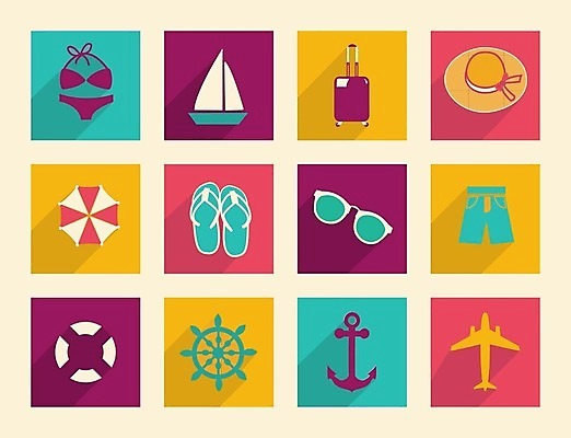 EPS 해외이미지 수영복 안경 여행 가방 일러스트 우산 반바지 휴가 비행기 컴퓨터그래픽 관광지 비키니 여행가방 운전 원형 그룹 플랫 핸들 심볼 출장 순환 범선 닻 해외202004 해외일러스트 도형 잡화 옷 배_교통 비즈니스 바지 항공교통 모션 대중교통 그래픽 파일형식 벡터 이미지허브