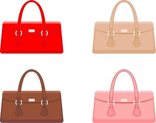 EPS 해외이미지 디자인 가방 오렌지 일러스트 장신구 빨간색 갈색 유행 화려 고급 우아함 핸들 가죽 자르기 수집 오브젝트 고립 스트랩 스타일 해외202004 해외일러스트 잡화 컬러 컨셉 과일 모션 파일형식 벡터 이미지허브