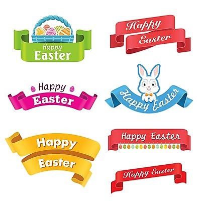 EPS 해외이미지 리본 분홍색 나비 백그라운드 컨셉 일러스트 부활절 빨간색 초록색 파란색 노란색 계란 봄 흰색 토끼 조끼 만화 그림 해외202004 해외일러스트 계절 기념일 컬러 곤충 포유류 반려동물 알 외투 파일형식 벡터 이미지허브