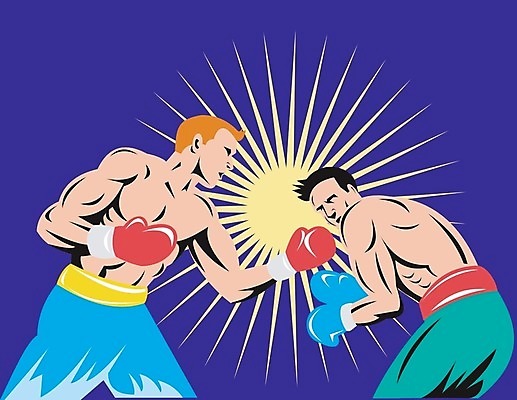 EPS 해외이미지 남자 스포츠 장갑 일러스트 권투 복고 근육질 챔피언 해외202004 해외일러스트 잡화 근육 사람 격투기 몸매 파일형식 벡터 이미지허브