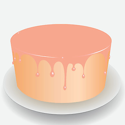 EPS 해외이미지 접시 디자인 음식 분홍색 일러스트 선물 케이크 달콤 굽기 그림 니스 프로스팅 해외202004 해외일러스트 식기 컬러 디저트 맛 구이 제빵 파일형식 벡터 이미지허브