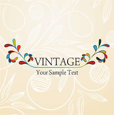 EPS 해외이미지 백그라운드 잎 라인일러스트 일러스트 타이포그라피 사람없음 빈티지 베이지색 잎줄기 해외202004 해외일러스트 식물 문자 줄기 컬러 컨셉 파일형식 벡터 이미지허브