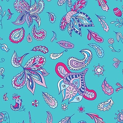 EPS 해외이미지 전통 디자인 꽃 분홍색 백그라운드 잎 꽃무늬 패턴 일러스트 벽지 추상 동양인 그래픽 장식 초록색 파란색 유행 수확 소용돌이 직물 화려 인쇄 인도인 질감 복고 펑키 아랍어 터키석 페이즐리 해외202004 해외일러스트 외국인 식물 컬러 컨셉 무늬 농업 인종 회오리 보석 파일형식 벡터 이미지허브