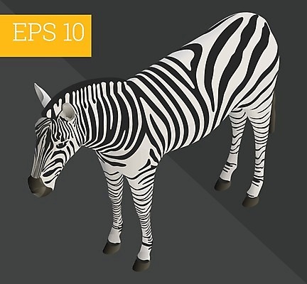 EPS 해외이미지 동물 척추동물 야생동물 일러스트 포유류 초식동물 생물 서기 3D 검은색 줄무늬 흰색 플랫 자르기 심볼 싱글 얼룩말 고립 동물상 초식 해외202004 해외일러스트 컬러 무늬 모션 조형물 말_동물 디지털합성 파일형식 벡터 이미지허브