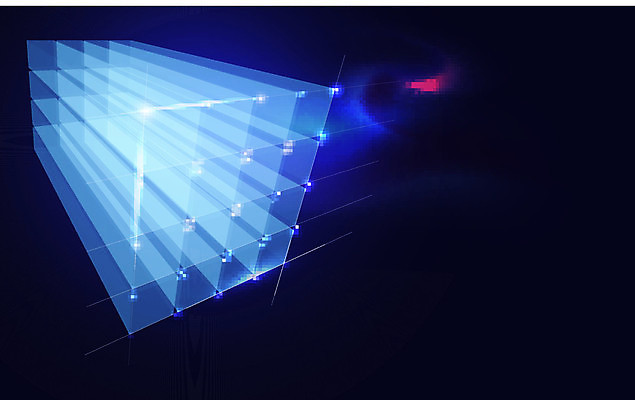 EPS 해외이미지 모양 백그라운드 일러스트 추상 미래 파란색 컬러풀 큐브 강렬 카피스페이스 해외202004 해외일러스트 컬러 컨셉 무늬 공백 파일형식 벡터 이미지허브