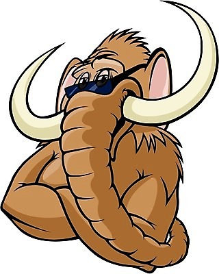 EPS 해외이미지 일러스트 포유류 시원함 엉덩이 만화 멸종위기동물 선사시대 매머드 해외202004 해외일러스트 동물 신체부위 역사 파일형식 벡터 멸종위기종 이미지허브