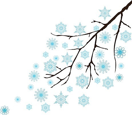 EPS 해외이미지 하늘색 일러스트 추상 눈꽃 사람없음 나뭇가지 해외202004 해외일러스트 나무 무늬 눈_날씨 파란색 파일형식 벡터 이미지허브
