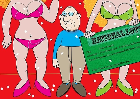 EPS 해외이미지 돈 일러스트 소녀 가로 비키니 게임 행운 도박 큼 상패 기회 꽃가루 복권 승자 옛날 해외202004 해외일러스트 여자 수영복 어린이 컨셉 놀이 재산 크기 가루 상_우승 파일형식 벡터이미지허브 