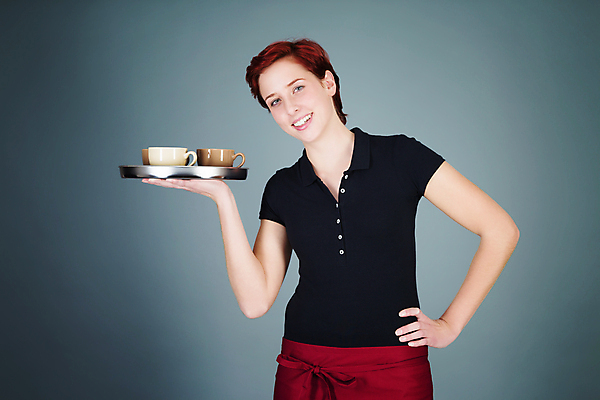 포토 JPG 해외이미지 백인 여자 행복 커피 음료 음식 비즈니스 서브 쟁반 한명 웃음 사람 성인 컵 빨간색 요식업 식당 앞치마 잡기 웨이트리스 웨이터 서비스 서빙 카푸치노 에스프레소 해외202004 해외포토 서양인 직업 1 식기 감정 산업 컬러 모션 표정 상점 종업원 파일형식 이미지허브