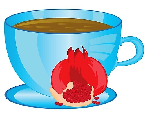 EPS 해외이미지 그릇 음료 과일 일러스트 손잡이 컵 신선 액체 맛 흰배경 가넷 숙성 해외202004 해외일러스트 식기 백그라운드 컨셉 흰색 보석 파일형식 벡터 이미지허브