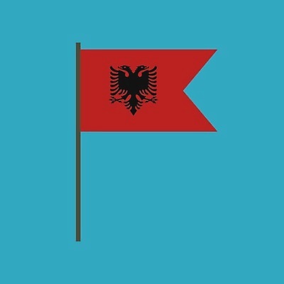 EPS 해외이미지 전통 디자인 배너 문화 물결 캠페인 여행 컨셉 일러스트 휴가 미술 경사 이벤트 그래픽 장식 축제 웹 자유 축하 깃발 막대기 플랫 만화 선거 심볼 사인 깃대 봉 애국심 대각선 교차 고립 독립 알바니아 엘리먼트 전국 해외202004 해외일러스트 선 인터넷 문화예술 민주주의 파일형식 벡터 남유럽 이미지허브