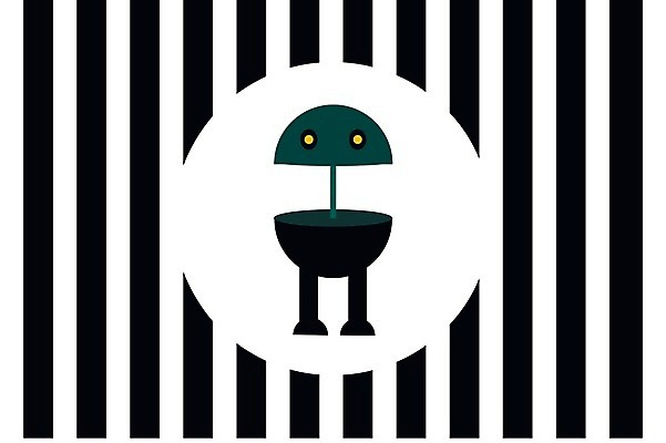 EPS 해외이미지 캐릭터 디자인 실루엣 일러스트 미래 컴퓨터 기계 만화 로봇 고립 해외202004 해외일러스트 일러캐릭터 컨셉 촬영기법 전자제품 파일형식 벡터 이미지허브