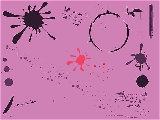 EPS 해외이미지 모양 종이 분홍색 백그라운드 일러스트 표시 잉크 그래픽 빨간색 검은색 기록 반지 그림 분무기 쏟아짐 닦기 흘림 중고 혼란 해외202004 해외일러스트 컬러 컨셉 장신구 모션 파일형식 벡터 이미지허브