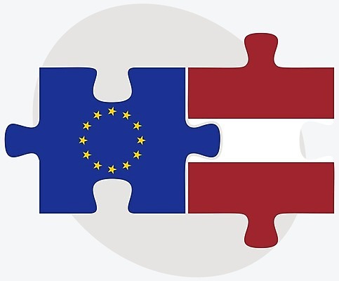 EPS 해외이미지 유럽 조각 컨셉 일러스트 비즈니스 관계 협력 함께함 사람 그래픽 3D 깃발 퍼즐 연결 결합 접속 오브젝트 흰배경 나눔 해결 고립 라트비아 리가 유럽연합 전국 정부 정치 통일 해외202004 해외일러스트 나라 백그라운드 북유럽 흰색 디지털합성 파일형식 벡터 이미지허브