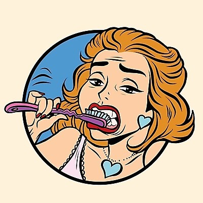 EPS 해외이미지 웰빙 여자 얼굴 백그라운드 일러스트 건강 치과 미술 사람 성인 치료 약 욕실 흰색 신선 잡기 붓 입 닫기 치아 칫솔 만화 입술 부식 치과의사 복고 반죽 코믹 치약 돌봄 미백 위생관리 팝 해외202004 해외일러스트 컬러 의학 모션 문화예술 병원 관리 신체부위 위생용품 의사 소화기관 파일형식 벡터 이미지허브