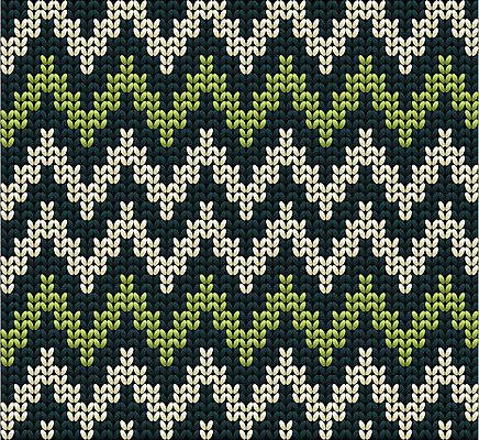 EPS 해외이미지 디자인 패턴 일러스트 사람없음 초록색 뜨개질 지그재그 해외202004 해외일러스트 컬러 무늬 취미 파일형식 벡터 이미지허브