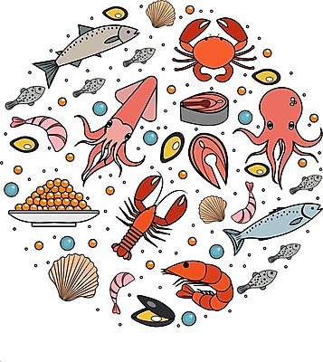 EPS 해외이미지 클립아트 동물 템플릿 음식 바다 일러스트 재료 낚시 조개 새우 연체동물 육류 어류 요리 세트 상점 식당 수중 저녁식사 게 껍질 굴 흰색 신선 시장 플랫 바닷가재 수집 해산물 메뉴 오징어 날것 홍합 문어 연어 고립 송어 식품점 캐비아 해외202004 해외일러스트 컬러 식재료 레저 어패류 무척추동물 갑각류 식사 수중동물 가재 파일형식 벡터 이미지허브