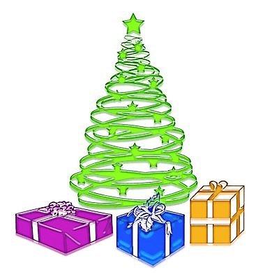 EPS 해외이미지 나무 전통 리본 크리스마스 일러스트 포장 휴가 선물 장식 초록색 컬러풀 놀람 축하 12월 해외202004 해외일러스트 식물 기념일 감정 컬러 컨셉 표정 날짜 파일형식 벡터 이미지허브