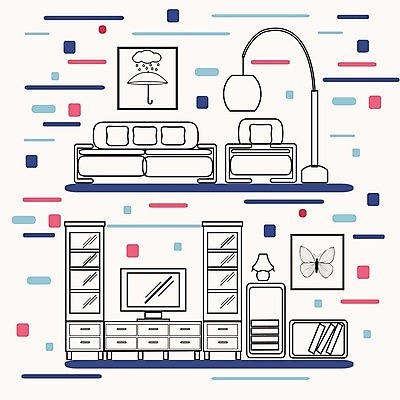 EPS 해외이미지 디자인 선 가구 백그라운드 컨셉 거실 라인일러스트 일러스트 책장 선반 주택 미술 내부 그래픽 책 스터디 세트 유행 텔레비전 방 흰색 램프 플랫 수집 윤곽 안락의자 리빙 해외202004 해외일러스트 컬러 생활용품 의자 문화예술 조명 건물 전자제품 학습 파일형식 벡터 이미지허브