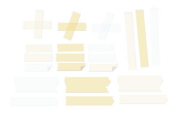 EPS 해외이미지 디자인 종이 컨셉 스티커 일러스트 아이디어 꼬리표 라벨 판매 막대기 반죽 테이프 페이지 소매 고립 그런지 어려움 해외202004 해외일러스트 문구용품 프레임 파일형식 벡터 이미지허브