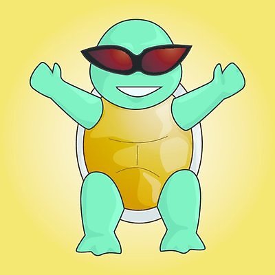 EPS 해외이미지 클립아트 동물 캐릭터 야생동물 일러스트 파충류 그래픽 초록색 거북이 그늘 만화 등딱지 해외202004 해외일러스트 일러캐릭터 컬러 파일형식 벡터 이미지허브