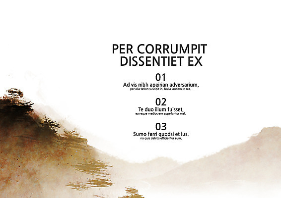 템플릿 내지 컬러 사람없음 갈색 물감 프레젠테이션 문서템플릿 서식 레이아웃 문서 제안서 목차 이미지템플릿 AI파일 미술도구 파일형식 벡터