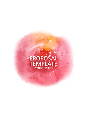 템플릿 표지 컬러 사람없음 빨간색 물감 프레젠테이션 문서템플릿 서식 레이아웃 문서 제안서 이미지템플릿 AI파일 미술도구 파일형식 벡터