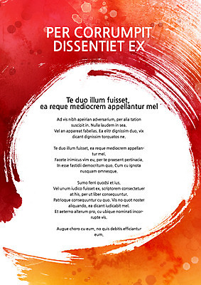 템플릿 내지 컬러 사람없음 빨간색 물감 프레젠테이션 문서템플릿 서식 레이아웃 문서 제안서 이미지템플릿 AI파일 미술도구 파일형식 벡터