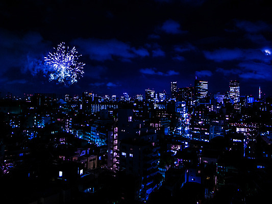 포토 JPG 구름 해외풍경 아시아 야경 하늘 조명 불꽃놀이 빌딩 사람없음 야외 도시풍경 일본 도시 도심 도쿄 국내포토 자연요소 해외 나라 놀이 풍경 건물 야간 파일형식 풍경_경치