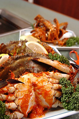 포토 JPG 접시 한식 음식 채소 파슬리 근접촬영 사람없음 아웃포커스 해물요리 게 레몬 해산물 게장 양념게장 일본음식 국내포토 식기 뷰포인트 과일 촬영기법 갑각류 게요리 파일형식